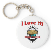 I Love My Stud Muffin Key Chain