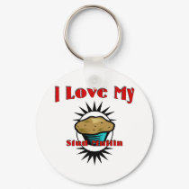 I Love My Stud Muffin keychains by FastFood I Love My Stud Muffin keychains