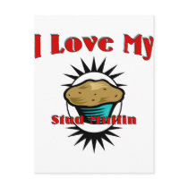 I Love My Stud Muffin postcards