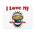 I Love My Stud Muffin postcards by FastFood I Love My Stud Muffin postcards