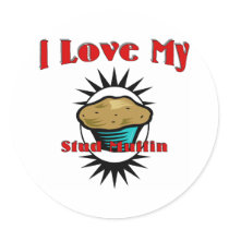 I Love My Stud Muffin stickers