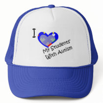 I Love My Students' With Autism hat