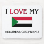 I Love My Sudanese Girlfriend Mouse Mats