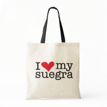 I Love My Suegra (Mother In Law) Canvas Bags