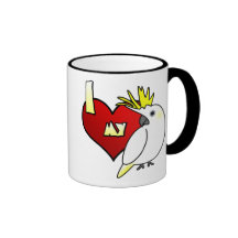I Love my Sulphur Crested Cockatoo Mug