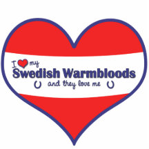 I Love My Swedish Warmbloods (Multiple Horses) Cut Out