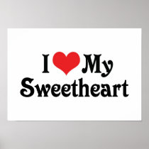I Love My Sweetheart Print