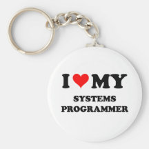 I Love My Systems Programmer Key Chain
