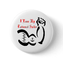 I Love My Tattoed Sailor buttons