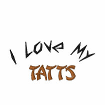I Love My, Tatts-Saying-Embroidered-T-Shirt embroidered shirts