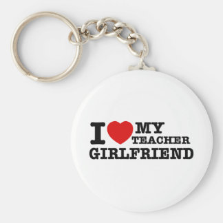 i love my girlfriend keyring