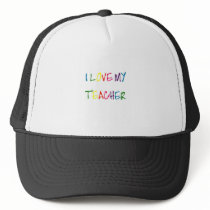 I Love My Teacher (thank you) Mesh Hats