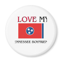 I Love My Tennessee Boyfriend magnets by flagshirt I Love My Tennessee Boyfriend magnets