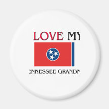 I Love My Tennessee Grandma Magnet