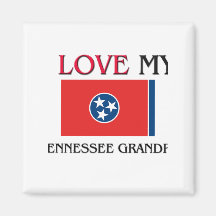 I Love My Tennessee Grandpa Magnets