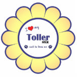 I Love My Toller Mix (Male Dog) Photo Cutouts