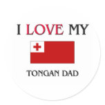 I Love My Tongan Dad stickers