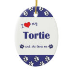 I Love My Tortie (Female Cat) Ornament