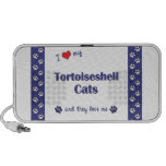 I Love My Tortoiseshell Cats (Multiple Cats) Mini Speaker