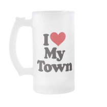I Love My Town mugs