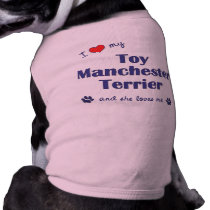 I Love My Toy Manchester Terrier (Female Dog) pet clothing by thatsalottadogs I Love My Toy Manchester Terrier (Female Dog) pet clothing
