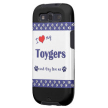 I Love My Toygers (Multiple Cats) Galaxy SIII Case