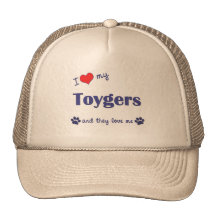 I Love My Toygers (Multiple Cats) Mesh Hats