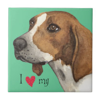 I Love my Treeing Walker Tile