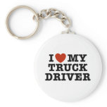 I Love My Truck Driver Keychains