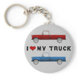 I Love My Truck Keychain