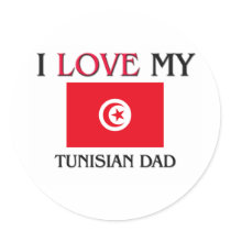 I Love My Tunisian Dad stickers