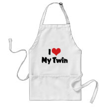 I Love My Twin Apron