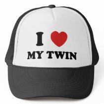 I Love My Twin Mesh Hat
