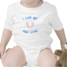 I Love My Twin Sister Tee Shirt