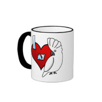I Love my Umbrella Cockatoo Mug