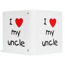I Love My Uncle Binders