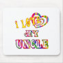 I Love My Uncle Mouse Pad