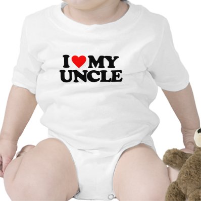 I LOVE MY UNCLE ROMPERS