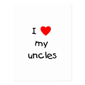 I love my uncle cards  zazzle