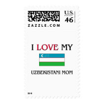 I Love My Uzbekistani Mom postage by tshirtshirts I Love My Uzbekistani Mom postage