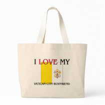 I Love My Vatican City Boyfriend bags
