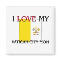 I Love My Vatican City Mom magnets