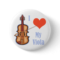 I Love My Viola buttons by evisionarts I Love My Viola buttons
