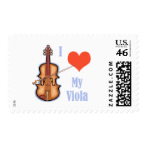 I Love My Viola postage by evisionarts I Love My Viola postage
