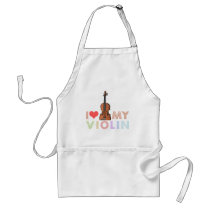 I Love My Violin Aprons