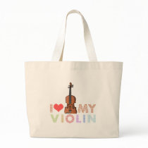 I Love My Violin bags by evisionarts I Love My Violin bags