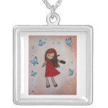 I Love my Violin Necklace necklaces