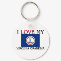 I Love My Virginia Grandma keychains