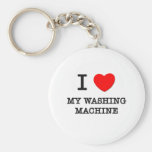I Love My Washing Machine Key Chain
