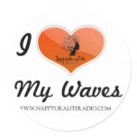 I Love My Waves Stickers stickers